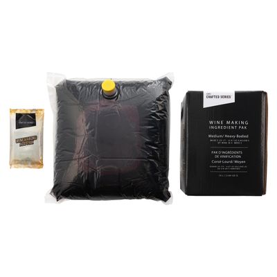 ABC Crafted Series Gamay Wine Making Kit - Red Wine Home Brew Kit - Medium/Heavy-Bodied, 10 Liters, 12.55% ABV