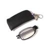 Foldable Reading Glasses, Lightweight Folding Presbyopic Glasses for Man Women Hyperopia Eyewear Glasses with Zipper Case(+150,Black) view 1