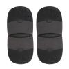 2 Pairs Shoe Rubber Heels Outsoles, Repair Pads Replacement Non Slip Wear Cushion Protector Black 7mm Thickness view 1