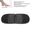 2 Pairs Shoe Rubber Heels Outsoles, Repair Pads Replacement Non Slip Wear Cushion Protector Black 7mm Thickness view 3