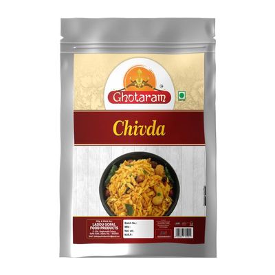 Ghotaram Classic Indian Atkulu Aval Cornflakes Chiwda, Makai CornFlakes Poha Dry Fruits Namkeen Mixture Chivra, Chiwda, Namkeen, Namkeen Mixture, No Added Preservatives-250 * 1Pack