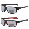 2PCS Transition Photochromic Bifocal Reading Glasses work Men Women Sports Presbyopia sunglasses UV400 (2PCS-RED&blue, 3, multiplier_x) view 1