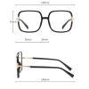 helena Oversized TR90 Square Photochromic Bifocal Reading Glasses for Women Fashion Computer Readers Female (black+pink, 3, multiplier_x) view 3