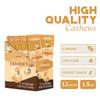 NEWBAM Sea Salt Caramel Cashews Individual Packs - 12 Cashew Snack Packs Roasted Nuts (1.5oz Each)  Keto, Vegan, Gluten-Free - Healthy Snacks for Trail Mix, Office, or Party - Lightly Salted, Sweet Tasty view 3