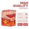 NEWBAM Spicy Tom Yum Cashews - 12 Individual Snack Packs (1.5oz) - Thai Flavored Roasted Whole Cashews view 3