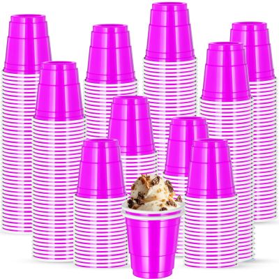 cssopenss 500 pcs Purple shot glasses Halloween shot glasses disposable 2 oz purple shot cups for drinking Tastings served Snacks Jello Tastings and Samples