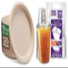 10 Inch Plates [125 Pack] + 16 oz Cups with Lids [100 Pack] view 1