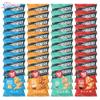 Pop-Cornners Snacks Gluten Free Chips, 5 Flavor Variety Pack 28 Count 1 oz Bags Packaged By Doomi, Individual Snack Bags in Sea Salt, White Cheddar, Sweet & Salty, Cinnamon Crunch and Spicy Queso Flavors - Low-Calorie Popcorn Chips for Snacking Care  view 2