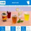 EDI Ultra Clear PET Plastic Cups - Crack-Resistant, BPA-Free, Disposable, 24 oz, 100 Count, Ideal for Parties & Everyday Use view 4