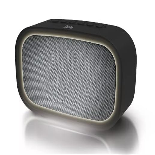 Sealy Sound Machine & Bluetooth Speaker with Night Light Rubberized Webbed Coating