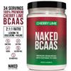 NAKED Cherry Lime BCAAs Amino Acids Powder, 100% Pure 2:1:1 Formula, Vegan Branched Chain Amino Acids, Instantized All Natural BCAA Powder Supplement - 501 Grams, 34 Servings view 2