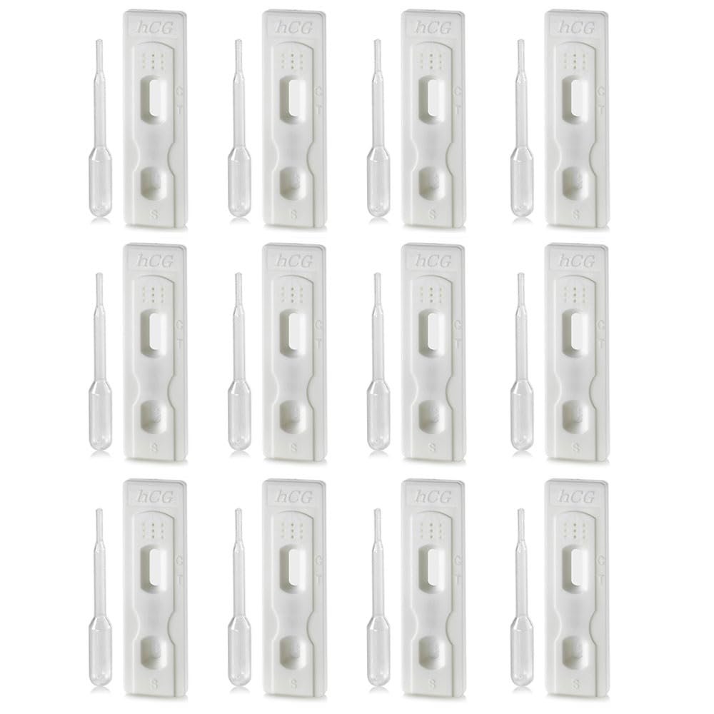 12 Pk Rapid Detection Pregnancy Tests HCG Strips 99% Accurate at Home Results Rapid Early Detection Strips Sensitive Urine Tests for Women