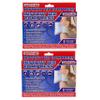 2 Pk Instant Ice Pack Cold Compress Disposable Injuries Sprain Swelling Therapy Large 8.75"L X 5.75"W Ready to Use Arm Knee Ankle Pain Relief Headache Cramps Sports Joint Muscle Strains Gel Bead Wrap view 2