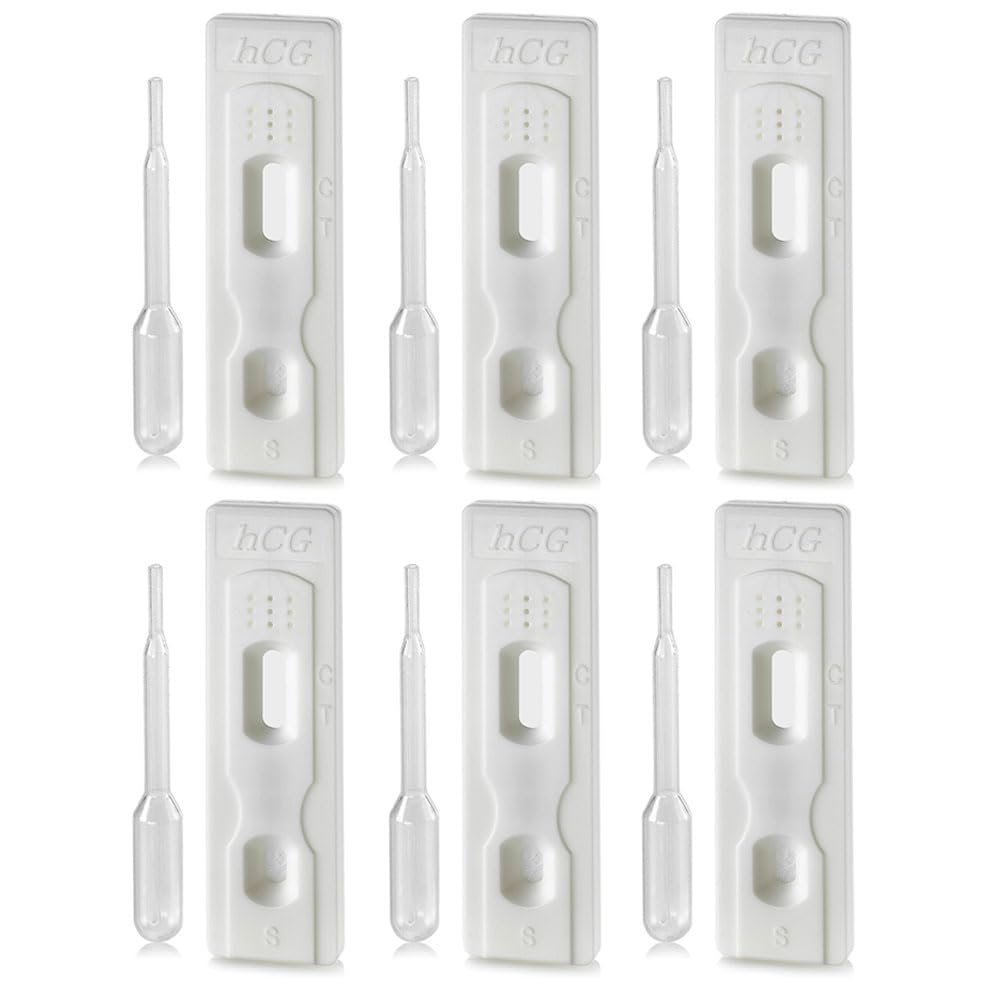 6 Pk Pregnancy Tests HCG Strips 99% Accurate at Home Testing Rapid Fast Results Rapid Early Detection Strips Sensitive Urine Tests for Women