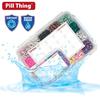 8 & 20 Compartment Large Pill Case with Airtight Seal - Silicone Gasket Waterproof Med Box with Medication Map (Combo Pack - 20 & 8 Compartment) view 2