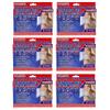 6 Pk Disposable Instant Cold Compress Ice Pack Injury Sprain Cooling First Aid Large 8.75"L X 5.75"W Ready to Use Arm Knee Ankle Pain Relief Headache Cramps Sports Joint Muscle Strains Gel Bead Wrap view 2