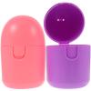 2Pcs MenstrualCup Steamer Cleaner, Period Cup Holder, High-Temperature, Portable Storage Container, Assorted Colors 3.54 * 1.96 * 1.96 Inch, Pp Material view 1