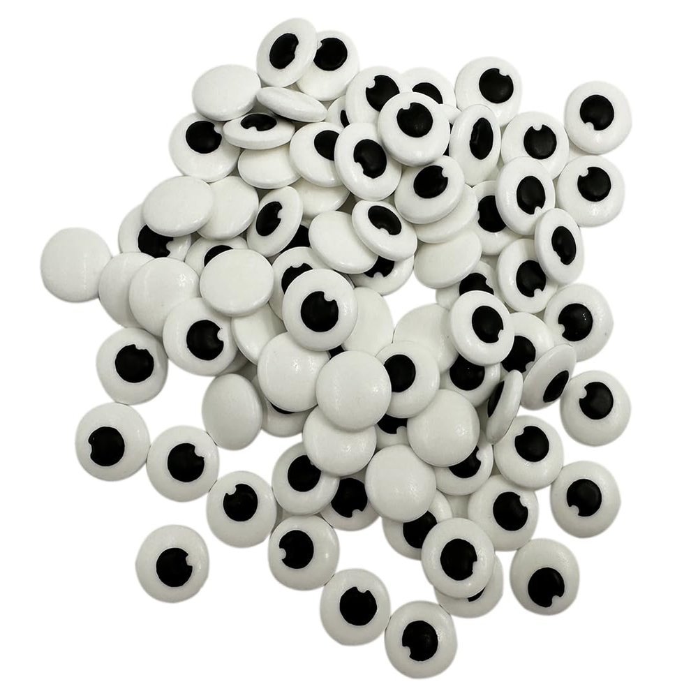 Christmas Candy Eyeballs Eyes Cake Cupcake Toppers Cookie Decorations Sweet Edible Candy For Christmas Cake Cupcakes Decoration (Cute)