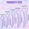 Tisancy 5 Size Silicone Pelvic Floor Muscle Dilator Exerciser Trainer Set Silicone Dilators for Pelvic Floor Personal Massager Tool (Purple) view 2