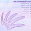 Tisancy 5 Size Silicone Pelvic Floor Muscle Dilator Exerciser Trainer Set Silicone Dilators for Pelvic Floor Personal Massager Tool (Purple) view 3