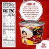 Tapato Ramen Noodle Soup, Birria Flavored - Microwaveable Big Bowl, 3.88 oz. (110g), 6-Pack view 2