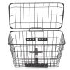 Saluaqui Mobility Scooter Basket, Spacious Foldable Rear Accessory Basket, Electrombile Rear Storage Basket Iron Large Portable Basket Outdoors view 1