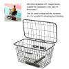 Saluaqui Mobility Scooter Basket, Spacious Foldable Rear Accessory Basket, Electrombile Rear Storage Basket Iron Large Portable Basket Outdoors view 4