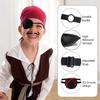 2 Pcs Eye Patch for Adults Kids,3D Adjustable Eye Patches for Amblyopia Lazy Pirate Costume(Black) view 4