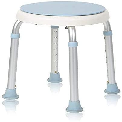 Bath Stools,Shower Stools Shower Chair Bath Seat Aluminum Legs Stool Transfer Bench Spa Bathroom Bathtub Chair Home No-Slip Safety Adjustable 8 Height,Rectangle/Rectangle/Rectangle ( Size : Round with