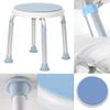 Bath Stools,Shower Stools Shower Chair Bath Seat Aluminum Legs Stool Transfer Bench Spa Bathroom Bathtub Chair Home No-Slip Safety Adjustable 8 Height,Rectangle/Rectangle/Rectangle ( Size : Round with view 4