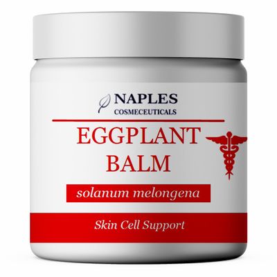 Naples Cosmeceuticals Eggplant Balm, Daily Skin Support for Disorders Discolored Skin Relief