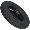 10in Solid Wheel Tyre,Rubber Inflatable Caster for Electric No Inflation Polyurethane Front Wheelchair 12mm 6001 Bearing,Wheelchair Front Wheel Replacement Anti Slip view 2