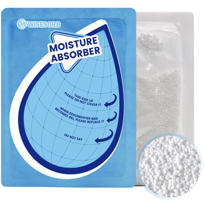 Wisesorb 100 Gram 30 Packs Moisture Absorbers, Dehumidifier Bags for Bathrooms, Basements, Rvs, Humidity Packets for Closet