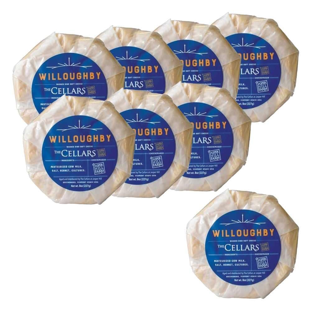 Jasper Hill Willoughby Cheese, 8 oz, 8 Pack