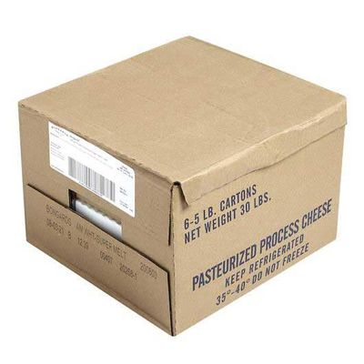 American Extra Melt White Cheese Loaf, 5 Pound Loafs/6 Per Case