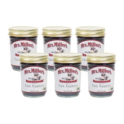 Mrs. Miller's Seedless Blackberry Jam 9 Ounce (Pack of 6)