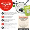 Yogourmet Yogurt Starter With Probiotics (12 Pack Bulk Version) - Make Yogurt at Home - Starter Culture - All Natural, Gluten Free, Kosher, Halal - 3 g Sachets view 4