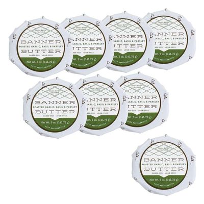 Banner Roasted Garlic Basil & Parsley Butter (Case of 8)