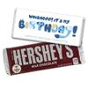 36ct Personalized Blue Kid's Birthday Candy Party Favors Chocolate Bars & Wrappers Gifts for Guests (36 Pack) - No Assembly Required view 1