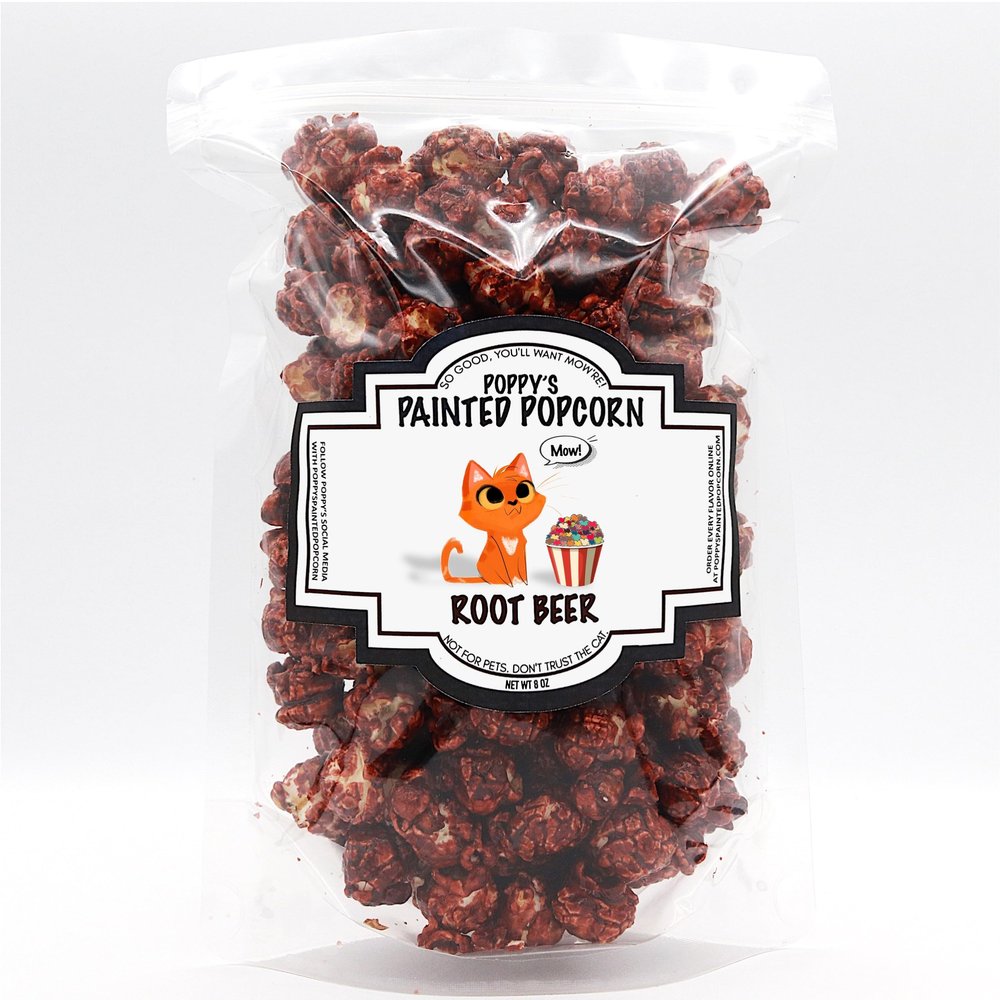 Poppy's Painted Popcorn (Root Beer)