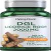 Piping Rock DGL Supplement | 120 Capsules | Licorice Root | Mega Potency | Herbal Extract | Vegetarian, Non GMO, Gluten Free view 1