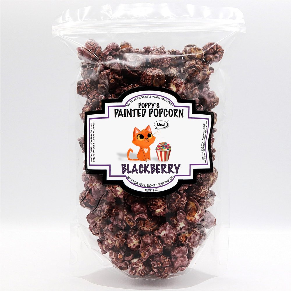 Poppy's Painted Popcorn (Blackberry)