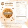 321glo Protein+ Cookies | High Protein, Soft Baked Cookie with Collagen | 15g Protein | On the Go Snack for Men, Women, & Kids | 12 Pack (Peanut Butter) view 2