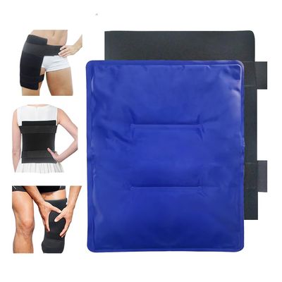 Gel Soft Flexible Ice Packs for Injuries - Reusable Freezer Cold Pack, Hot Cold Compress Therapy Cooling Gel Pad Wrap for Shoulder, Hip, Knee, Back, Leg, Injury, Swelling, Bruises, Surgery - 11" x 14"