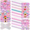 Patelai 300 Pieces Kids Bandages Bulk 10 Styles Children's Adhesive Flexible Colorful Cute Cartoon Bandages Waterproof Breathable Stickers Protection Care Cuts for Girls Boys(Unicorn) view 1