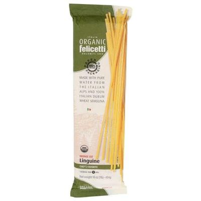 Felicetti Organic Linguine Pasta, USDA Certified Organic, 16 Ounce (Pack of 12)