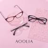 AOOLIA Rectangle Cateye Reading Glasses for Women With Spring Hinges Progressive Multifocus Blue Light Blocking Readers (Clear, 2.25, multiplier_x) view 4