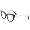 AOOLIA Cat Eye Reading Glasses for Women Computer Blue Light Blocking Readers Anti Glare Metal Frame Fashion Eyewear (Black, 2.75, multiplier_x) view 2