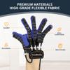 FocuBoody Hand Rehabilitation Robot Gloves Mobility Finger Training Equipment for Hemiplegia Stroke Cerebral Palsy Patient with USB Chargeable Right Hand (Blue Size M) view 3