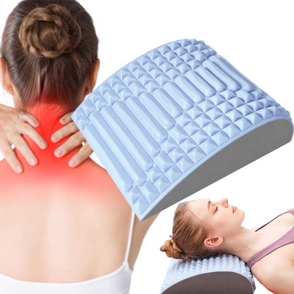 Acemend Refresh - Neck & Back Stretcher, Refresh Back Stretcher, Neck and Back Stretcher (Blue)